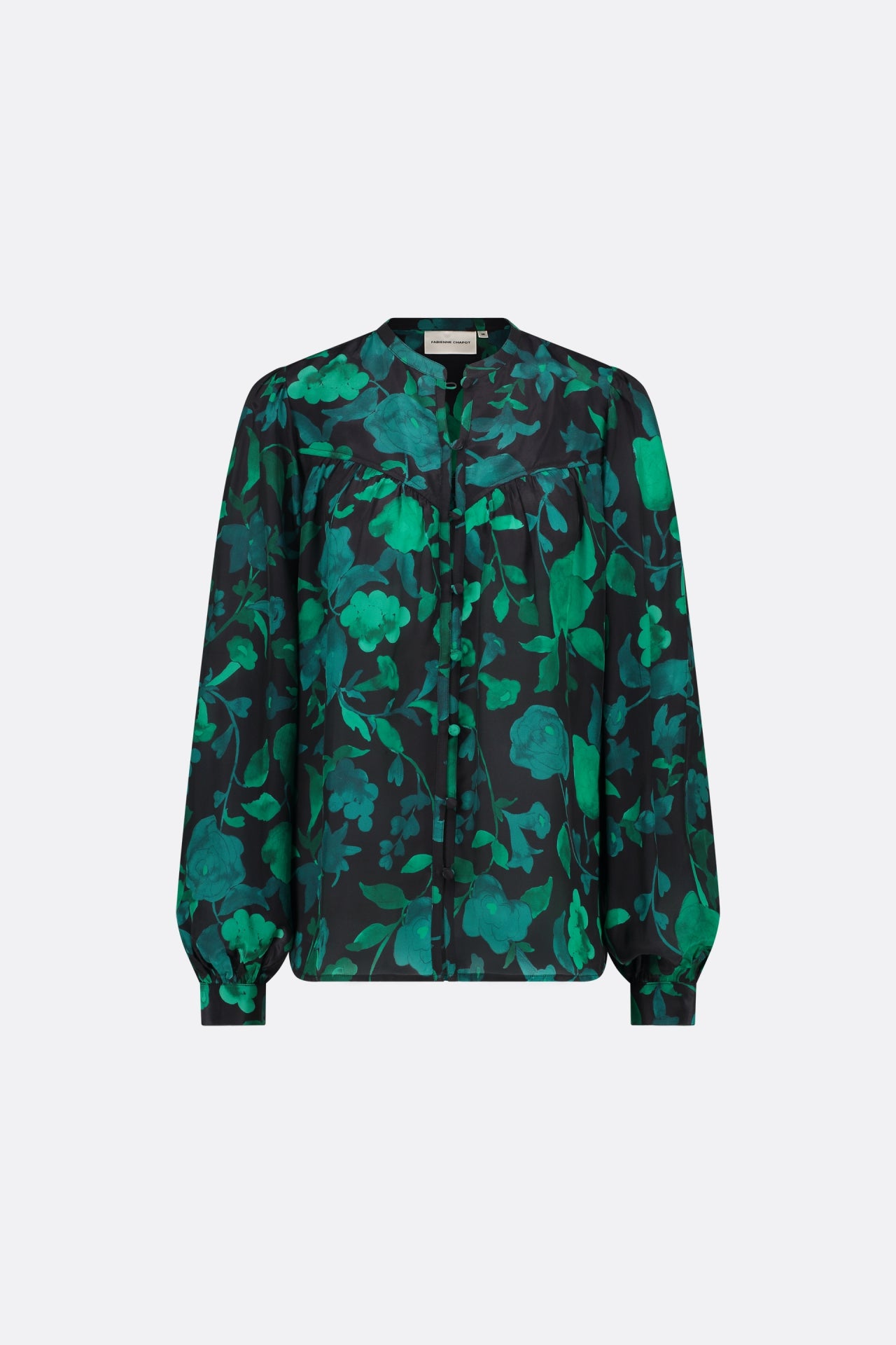 Resa Blouse | Bright Teal/Tasty Te