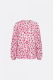 Frida Blouse | Cream White/Hot Pink