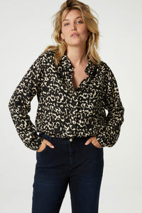 Sunrise Blouse | Black/Oat Melange