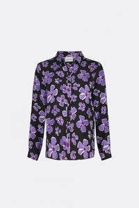 Sophia Blouse | Black/Purple Rave