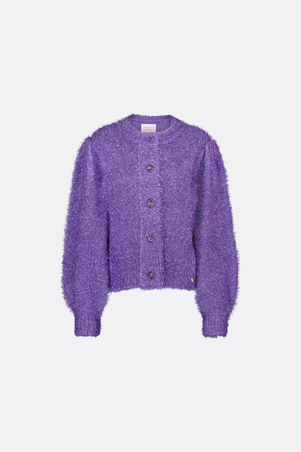 Kitty Cardigan | Eggplant