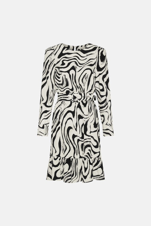 Freddie Dress | Creme Brulee/Black