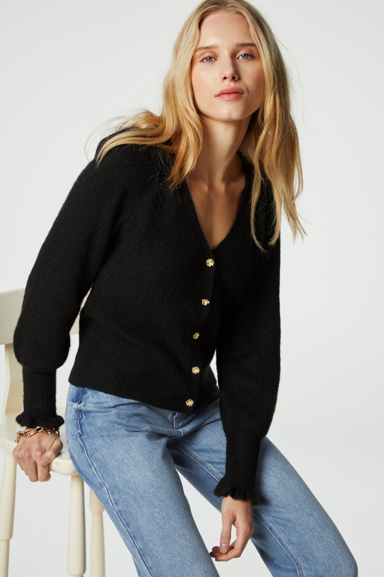 Jessica Cardigan | Black – Fabienne Chapot