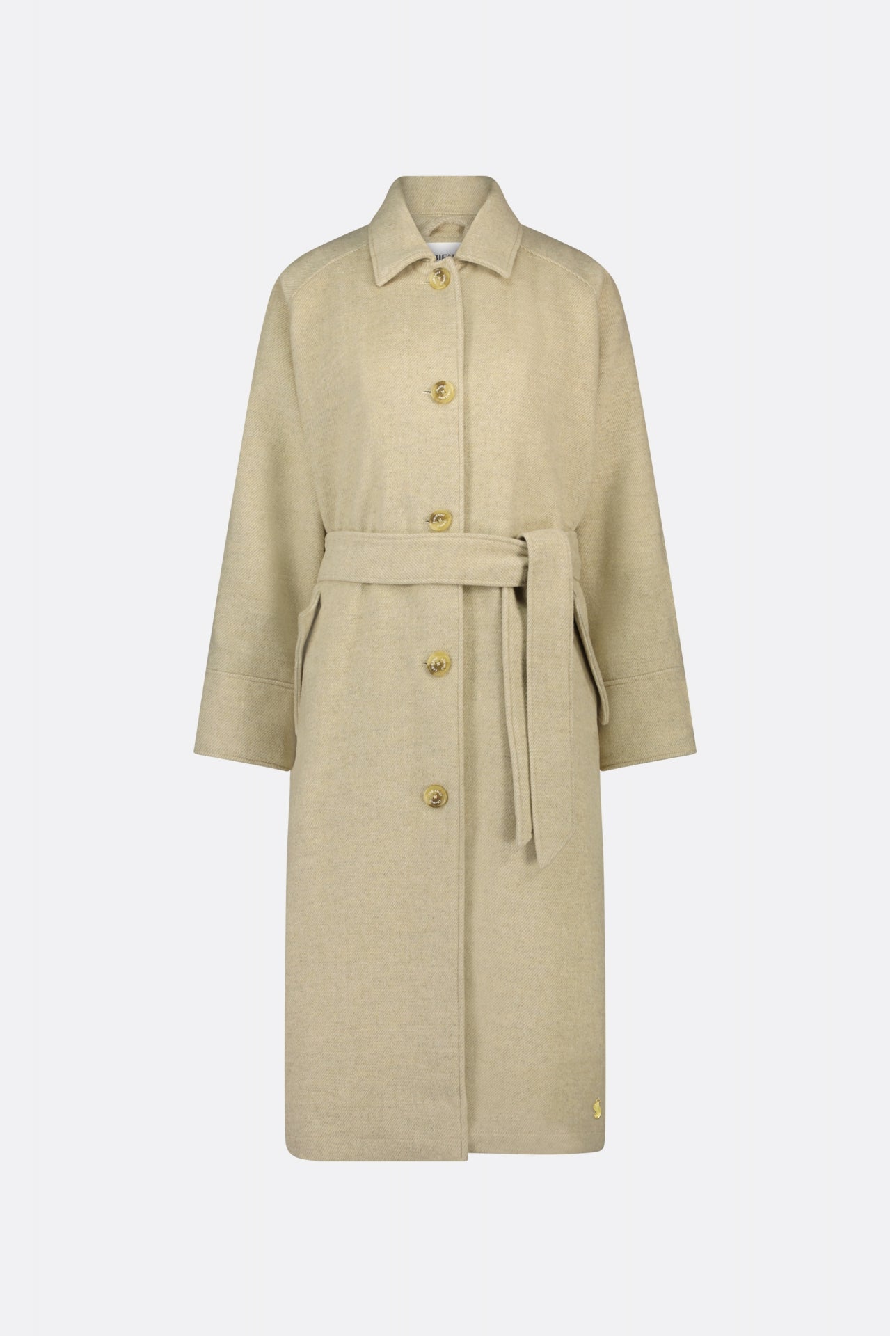 Olena Coat | Oatmeal Melange