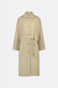 Olena Coat | Oatmeal Melange