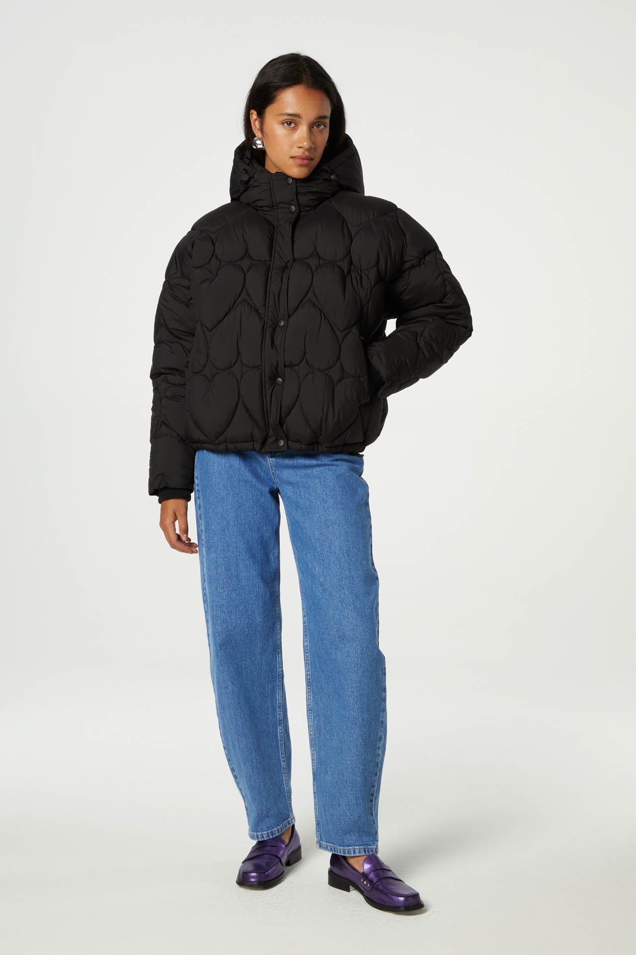 Prisca Short Puffer | Black