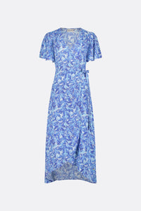 Archana Butterfly Dress | Pool Blue/Caribbean