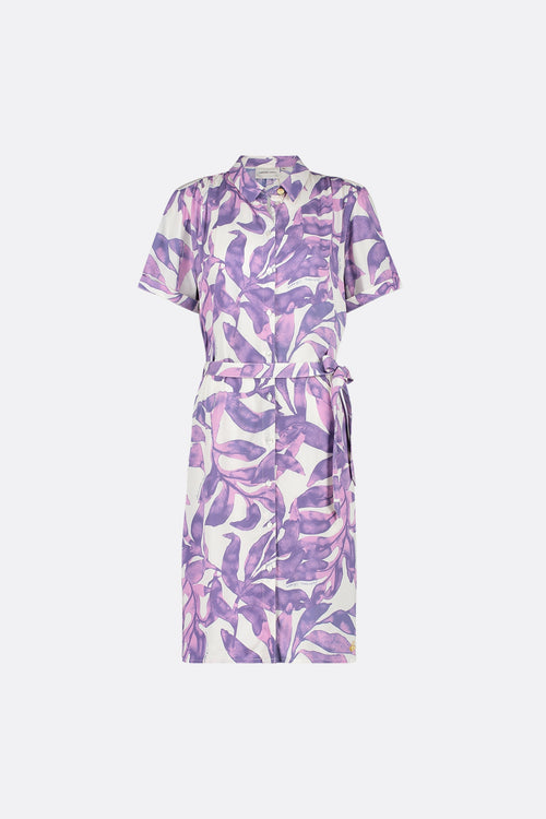 Boyfriend Dress | Warm White/Dusty Lov