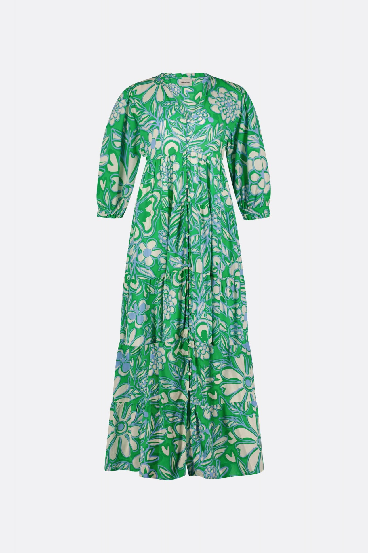 Cala Dress | Green Apple/Grass Is