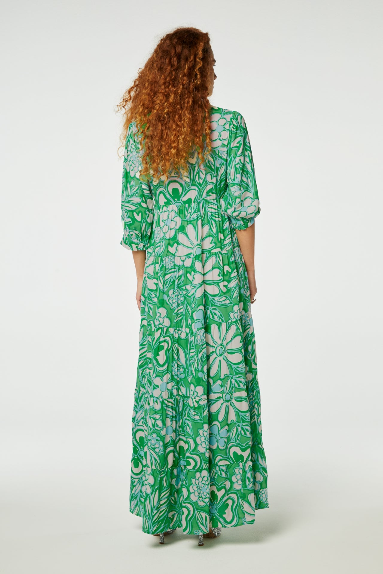 Cala Dress | Green Apple/Grass Is