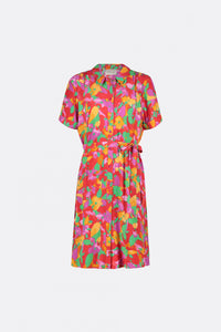 Boyfriend Dress | Mimosa/Tomato