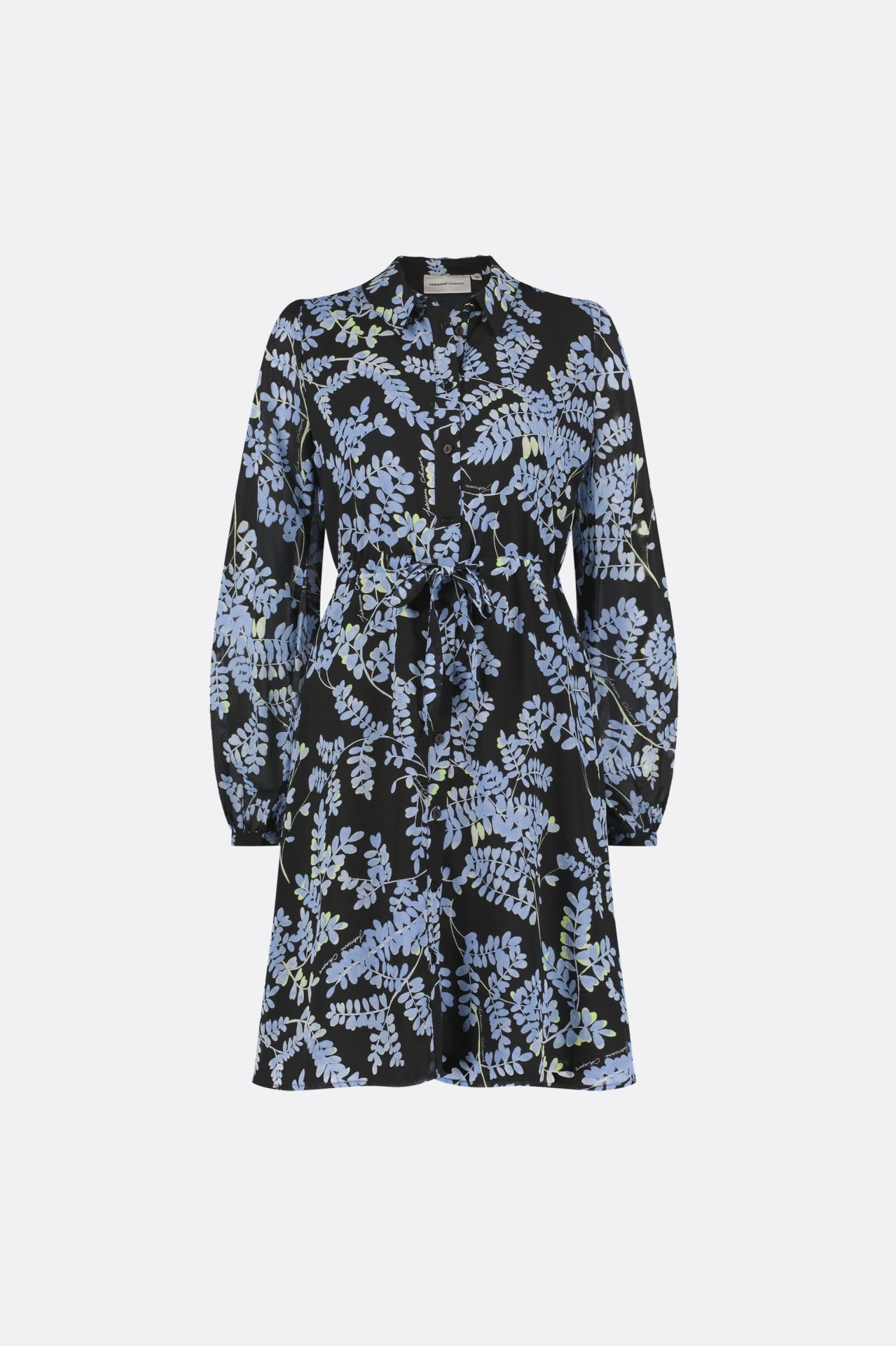 Frida Short Dress | Cornflower Blue /Bla