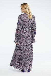 Clapton Dress | Warm White/Antra