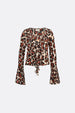 Britney Blouse | Nougat/Black