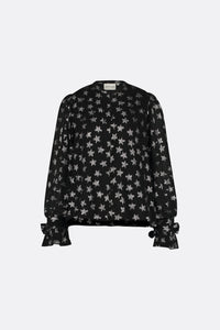 Kylie Blouse | Black/Silver