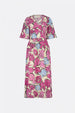 Jonne Dress | Warm White/Plum Part