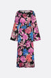 Darina Dress | Black/Bright Blue