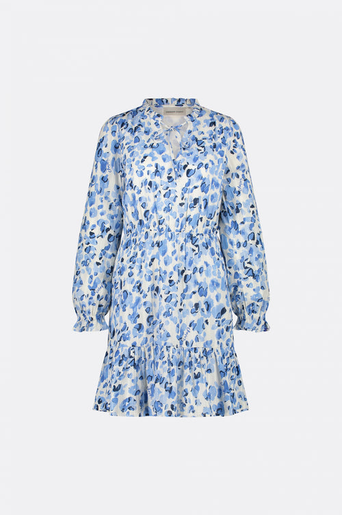 Dorothy Dress | Warm white/Powder Bl