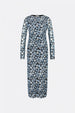 Zila Dress | Black/Bright Blue
