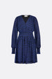 Anjuna Dress | Black/Bright Blue