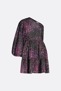 Romy Dress | BLack/Raspberry