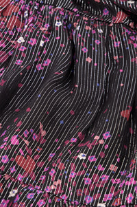 Romy Dress | BLack/Raspberry