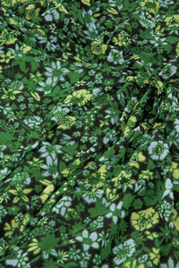 Natalie Dress | Black/Parrot Green
