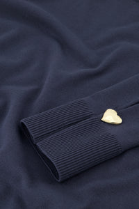 Molly Button Pullover | Nordic Navy