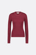 Lillian Slim Pullover | Cerise red
