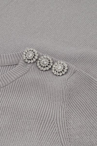 Lollipop Long Sleeve Pullover | Silver