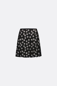 Lila Short Skirt | Black/Silver