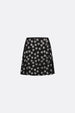 Lila Short Skirt | Black/Silver