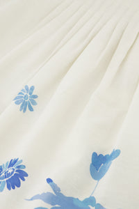 Loua Skirt | Warm white/Bright Bl