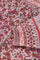 Anan Top | Cerise Red/Powder Bl