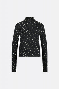 Jade Top | Black/Warm white