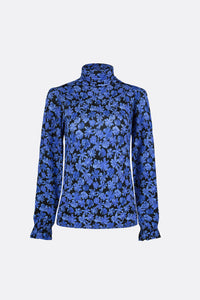 Billy Top | Black/Bright Blue