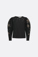 Raja Beaded Top | Black