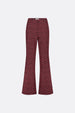 Puck Trousers | Black/Cerise Red