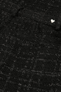 Remi Tweed Trousers | Black