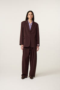 Henry Blazer | Brown/Pink Rose