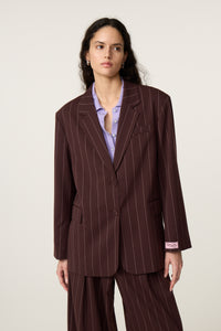 Henry Blazer | Brown/Pink Rose
