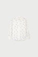 Dina Blouse | Cosy White/Black