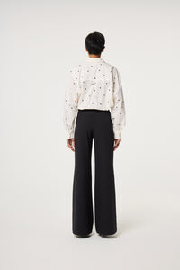 Dina Blouse | Cosy White/Black