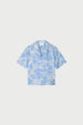 Brock Blouse | Light Blue/Crispy White