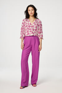 Cooper Blouse | Pink Money/Pink Punc