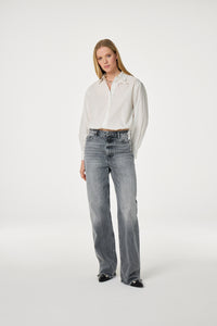 Flore Blouse | Crispy White
