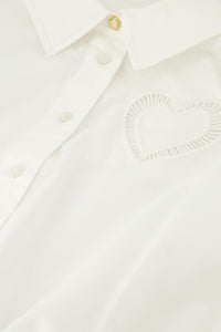 Flore Blouse | Crispy White