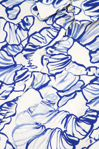 Haidy Blouse | Cosy White/Cobalt