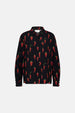 Coco Blouse | Black/Red Hot Chilli