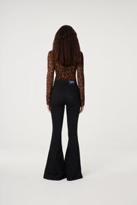 Kevis Blouse | Burnt Sugar/Black